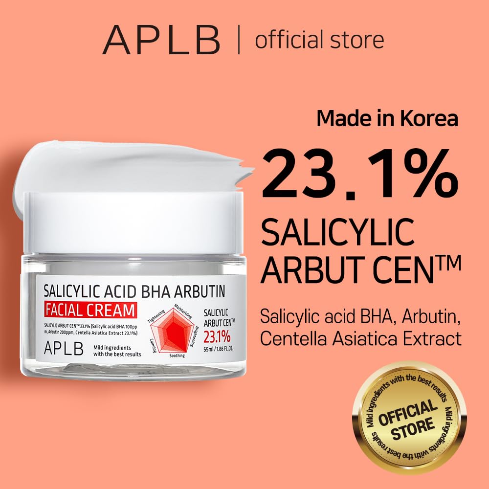 APLB Salicylic Acid BHA Arbutin Facial Cream 55ml