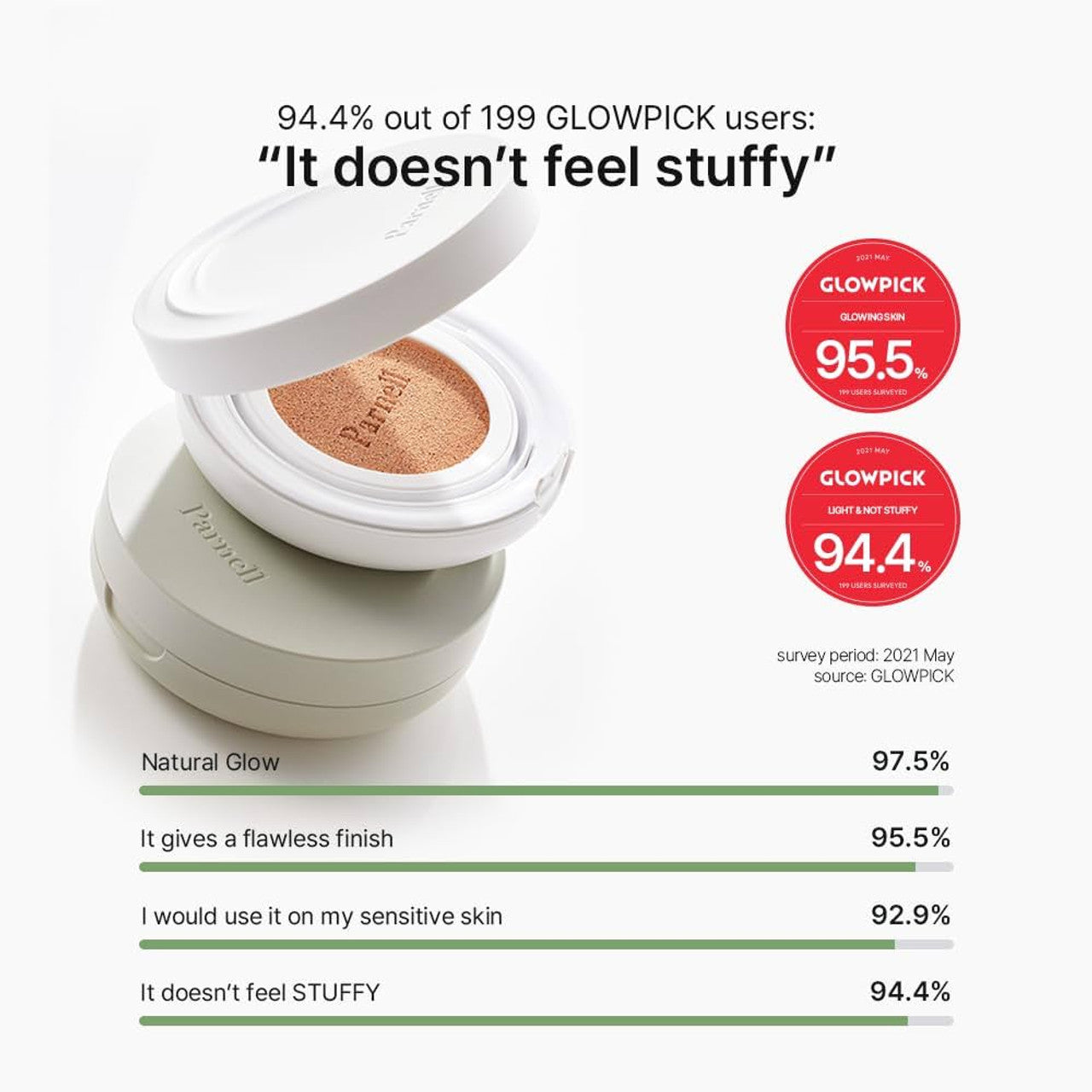 PARNELL Cicamanu Serum Cushion – 15 g