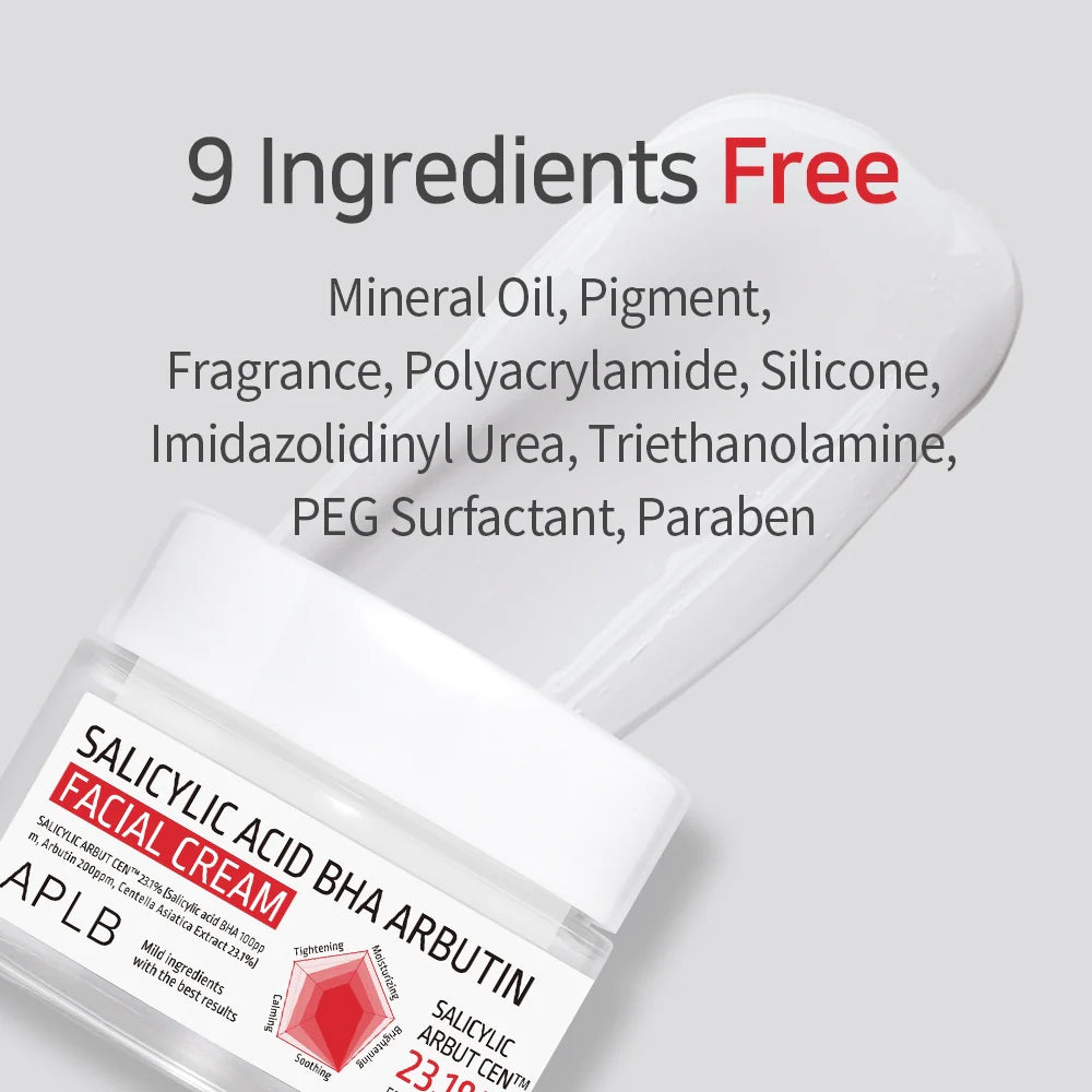 APLB Salicylic Acid BHA Arbutin Facial Cream 55ml