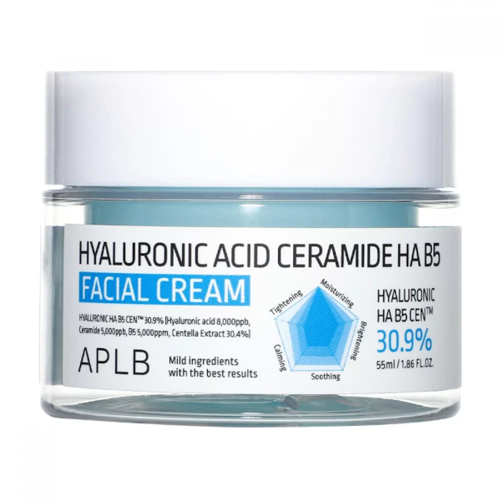 APLB Hyaluronic Acid Ceramide HA B5 Facial Cream 55ml