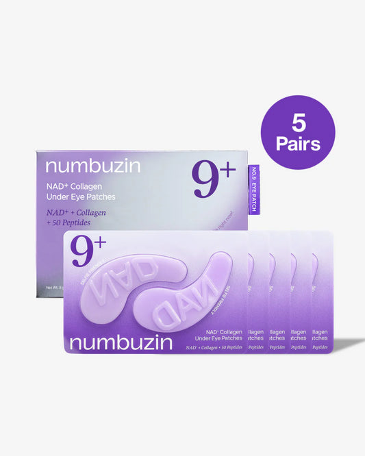 No.9 NAD+ Collagen Under Eye Patches (5 Pairs)