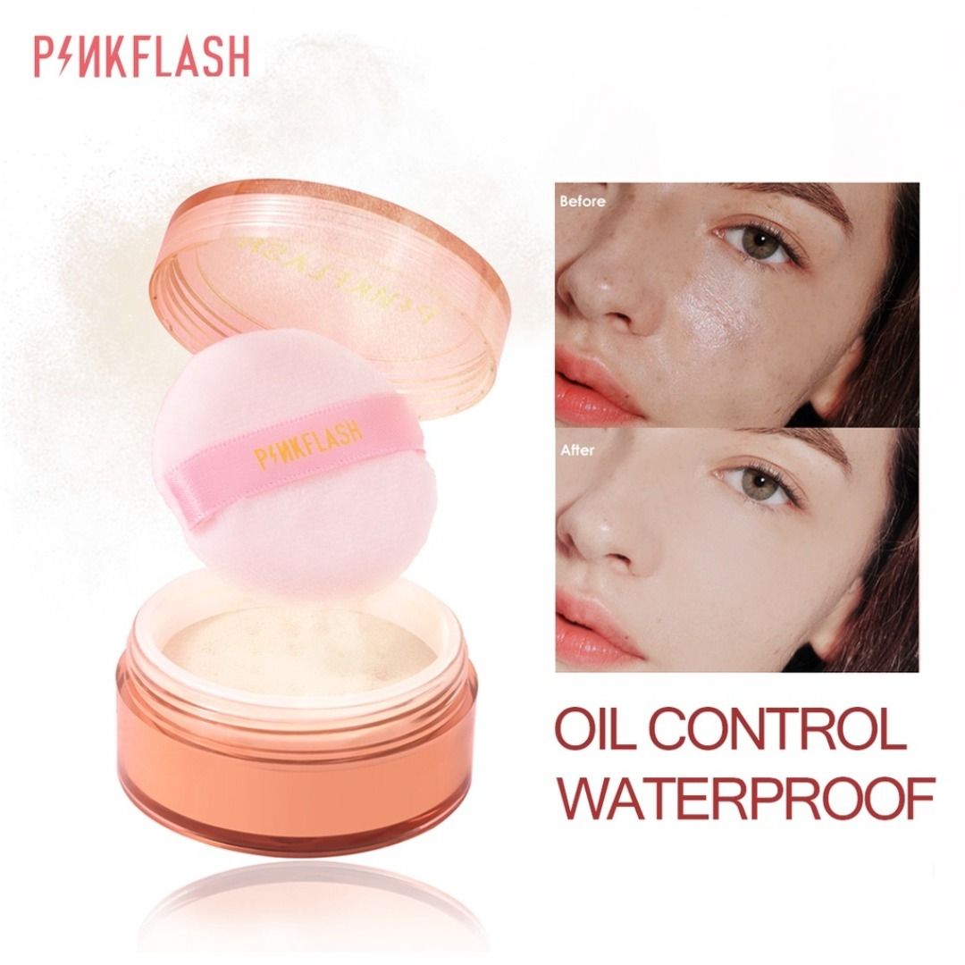 PINKFLASH Oil Controller Long Lasting Matte Loose Powder